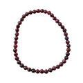 Garnet Faceted Bead Bracelet 4mm