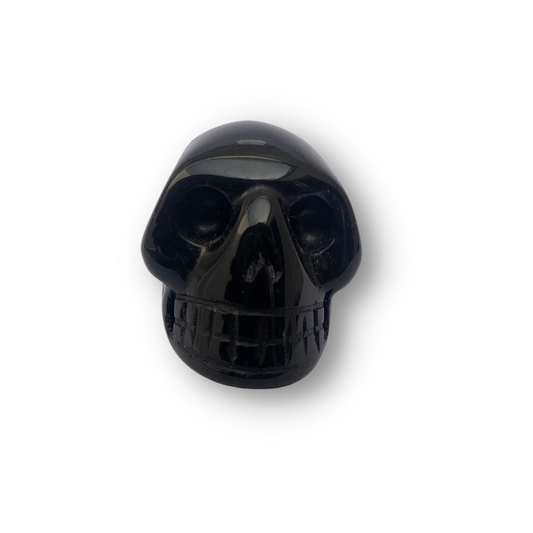 Black Obsidian Skull