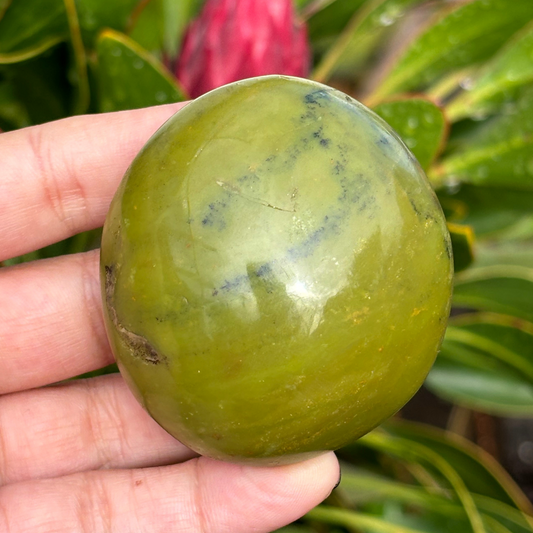 Green Opal Palm Stone
