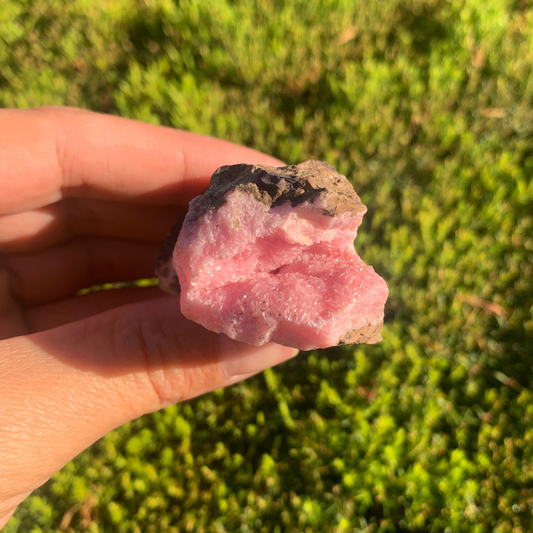 Rhodochrosite Cluster Rare - Small Cabinet