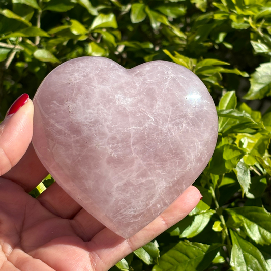 Rose Quartz Heart