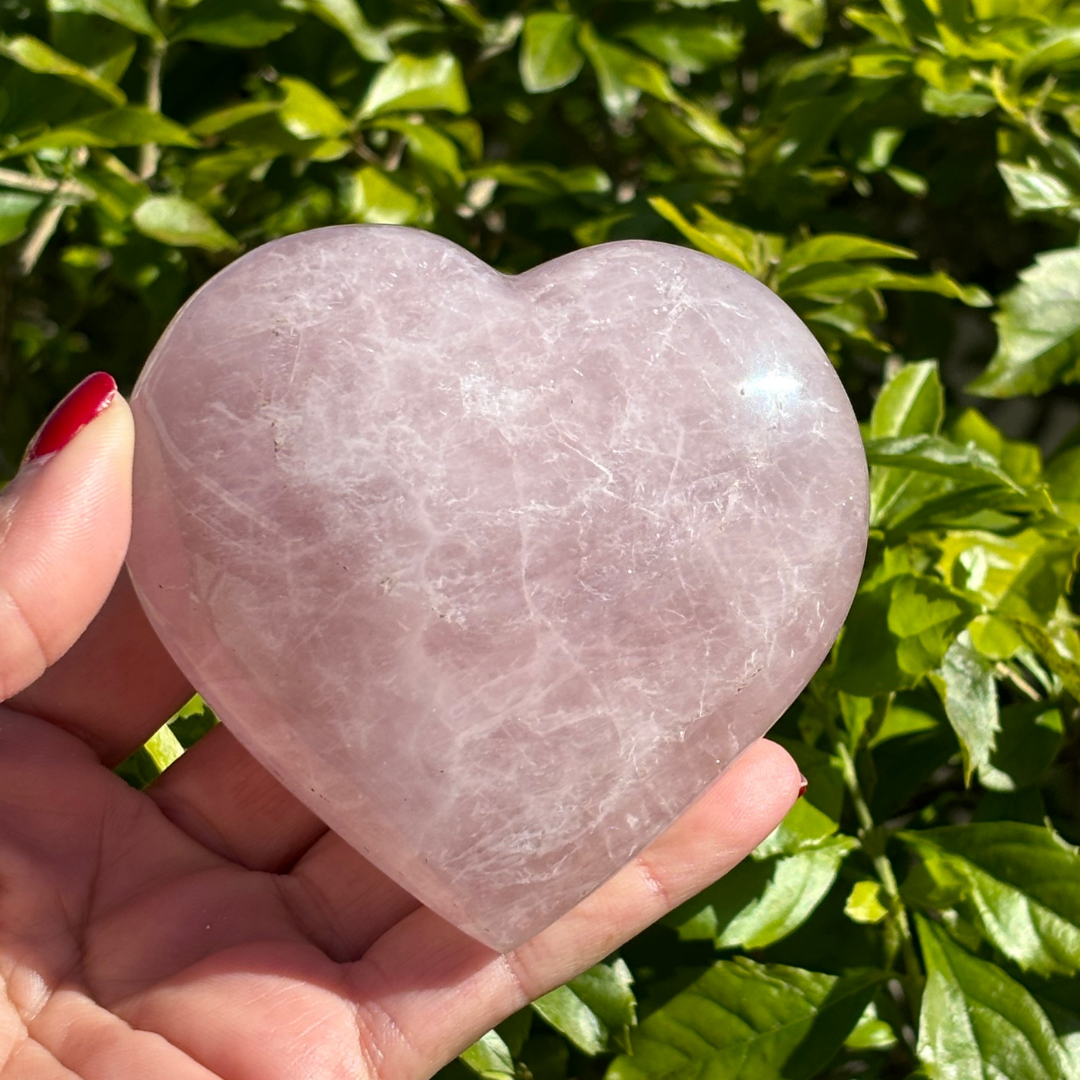 Rose Quartz Heart