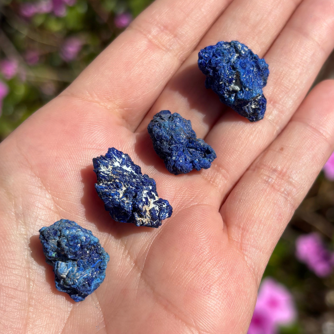 Azurite Specimens (Set of 4)