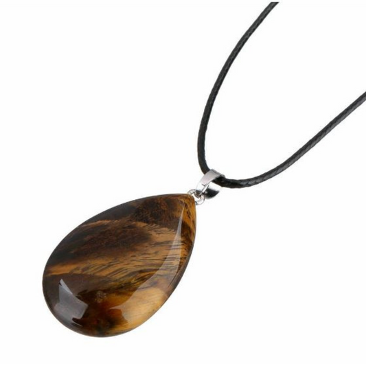 Tigers Eye Teardrop Pendant