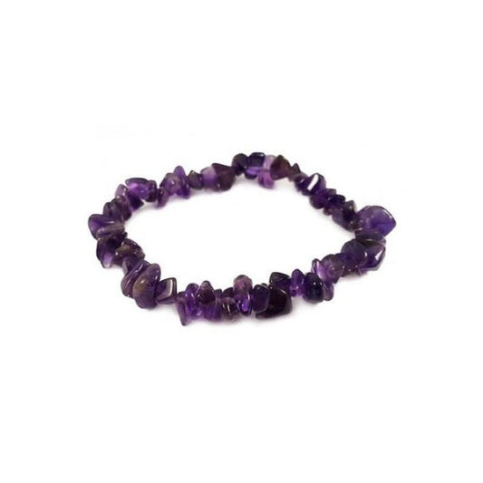 Amethyst Chip Bracelet