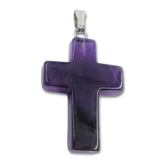 Amethyst Cross Pendant