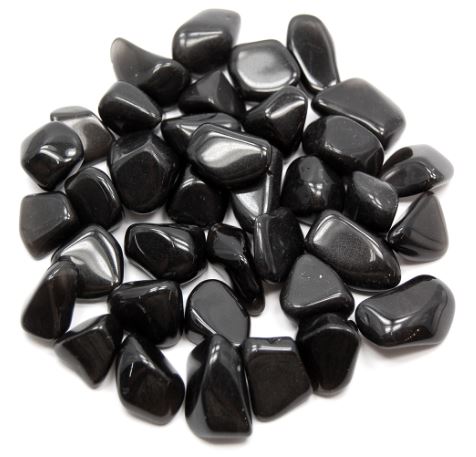 Black Obsidian Tumbled Stones