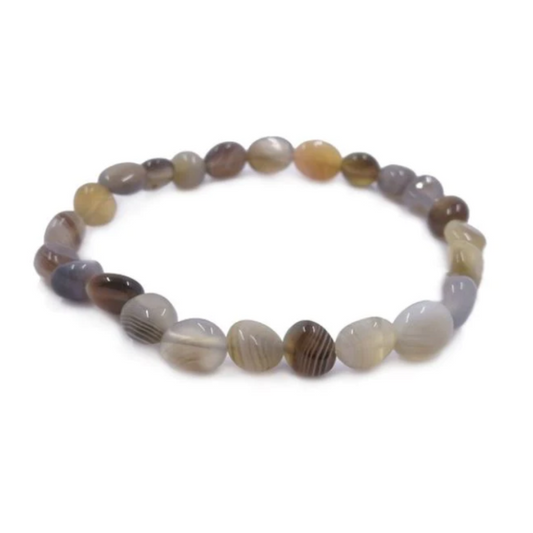 Botswana Agate Nugget Bracelet