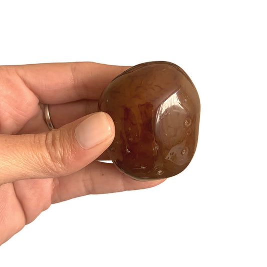Carnelian Palm Stone