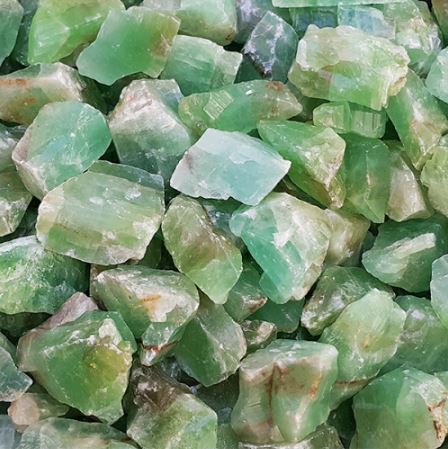 Emerald Calcite Rough