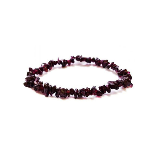Garnet Chip Bracelet