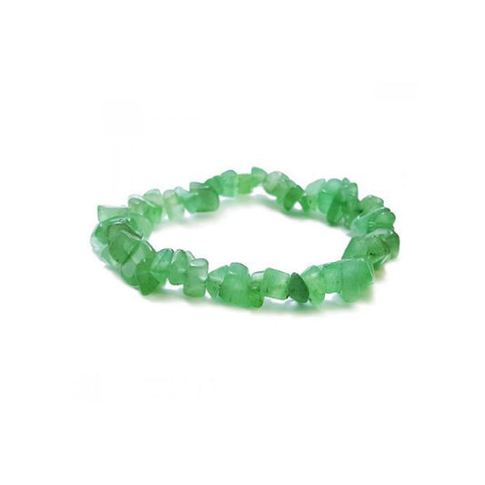 Green Aventurine Chip Bracelet
