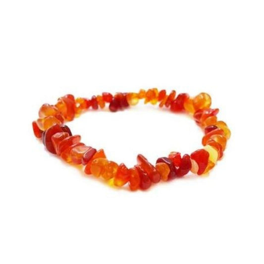 Carnelian Chip Bracelet