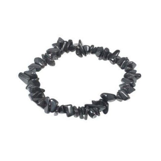 Hematite Chip Bracelet