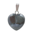 Hematite Heart Pendant 15mm
