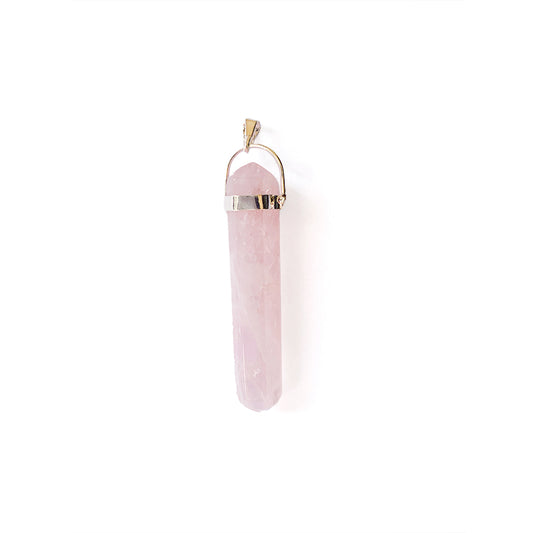 Rose Quartz Point Pendant