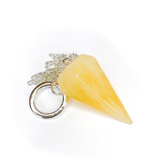 Orange Calcite Pendulum