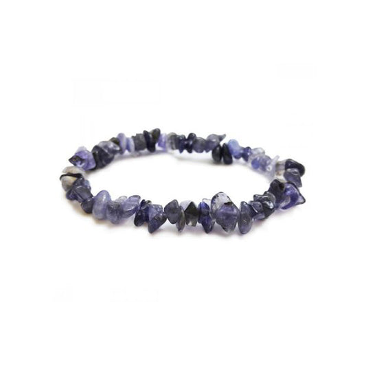 Iolite Chip Bracelet - A Grade