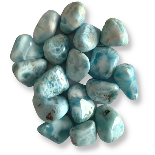 Larimar Tumbled Stones - Large