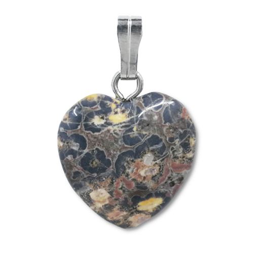 Leopard Skin Jasper Pendant 15mm