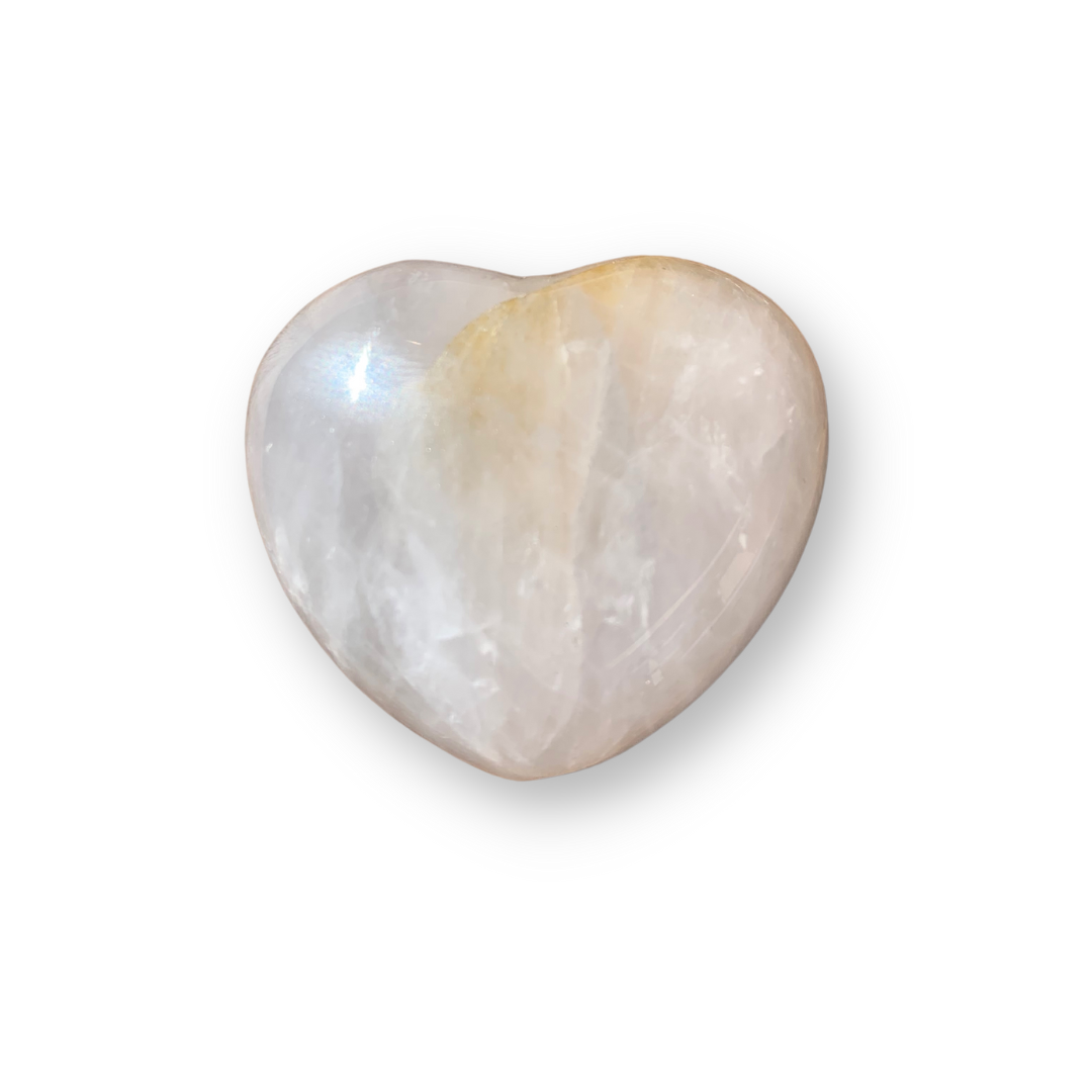 SALE Lunar Quartz Polished Heart