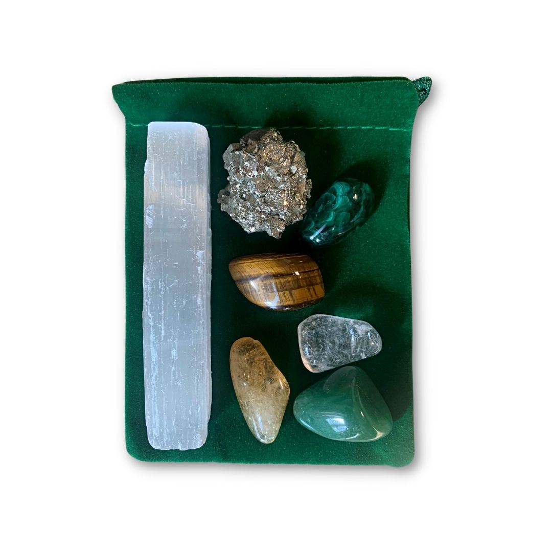 Prosperity Crystal Set (with Selenite)