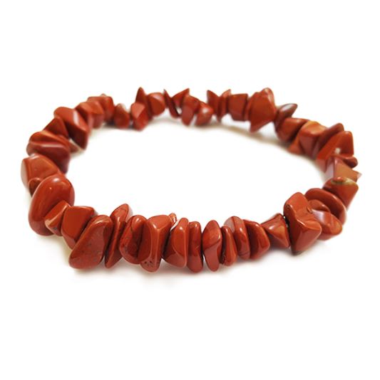 Red Jasper Chip Bracelet