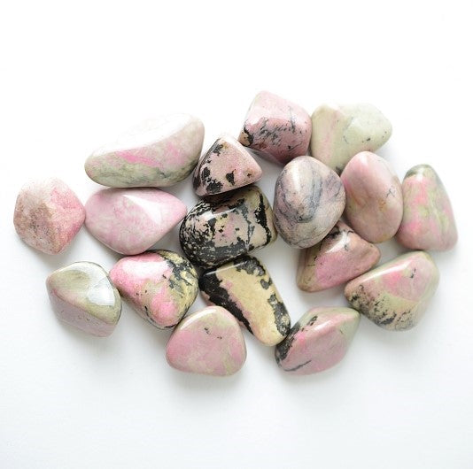 Rhodonite Tumbled Stones – Peace Love Meditate South Africa