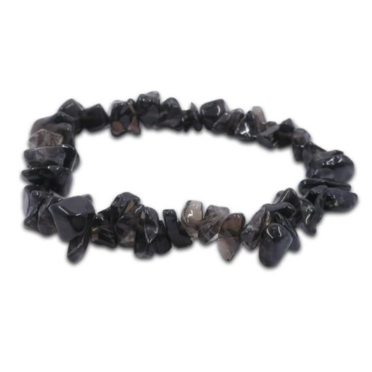 Smoky Quartz Chip Bracelet