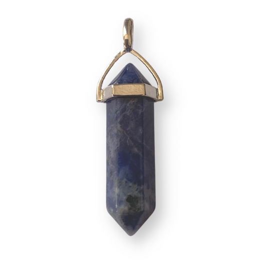 Sodalite Double Point Pendant