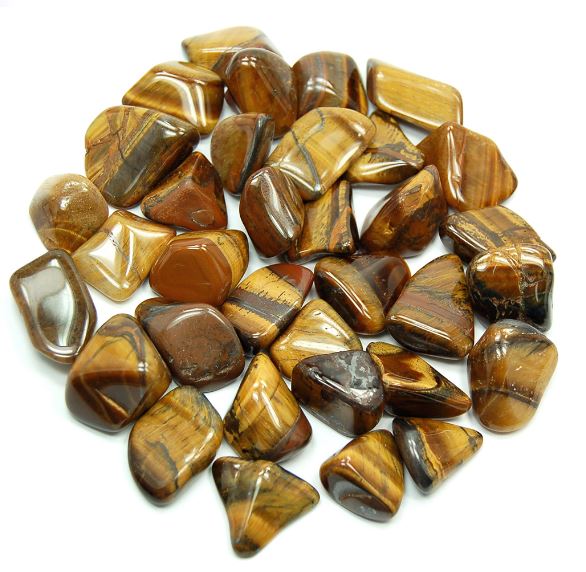 Tigers Eye Tumbled Stones
