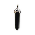 Shungite Double Terminated Pendant